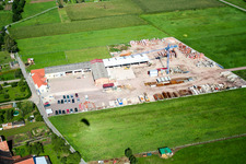 Drone recording of Schleithal in the state Bas-Rhin, France