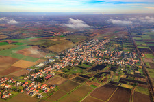 Village view from the southwest in Steinfeld in the state Rhineland-Palatinate, Germany