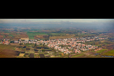 Panorama of the village view in Steinfeld in the state Rhineland-Palatinate, Germany