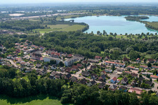 Lauterbourg in the state Bas-Rhin, France out of the air