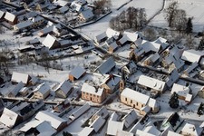 Aerial photograpy of Siegen in the state Bas-Rhin, France