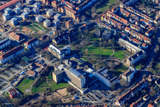 Deaconess Foundation Hospital Speyer in Speyer in the state Rhineland-Palatinate, Germany from above