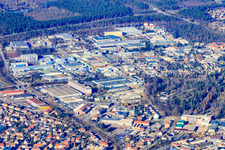 Brunckstr commercial area in Speyer in the state Rhineland-Palatinate, Germany
