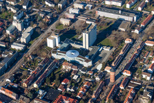 Administrative building of the State Authority Deutsche Rentenversicherung Rheinland-Pfalz in Speyer in the state Rhineland-Palatinate, Germany