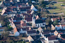 Church building in the village of in Hanhofen in the state Rhineland-Palatinate, Germany