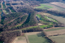 Bird's eye view of Golf Club Pfalz Neustadt ad Weinstraße eV in the district Geinsheim in Neustadt an der Weinstraße in the state Rhineland-Palatinate, Germany