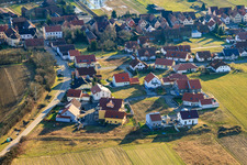 New development area In den Kieseläckern in Herxheimweyher in the state Rhineland-Palatinate, Germany