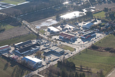 Herxheim bei Landau in the state Rhineland-Palatinate, Germany from above