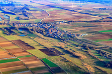 Aerial view of Village view from the northwest in Winden in the state Rhineland-Palatinate, Germany