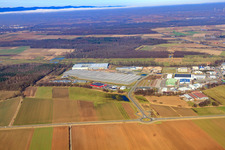 Horst industrial estate, 3rd construction phase for STS Group in the district Minderslachen in Kandel in the state Rhineland-Palatinate, Germany