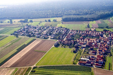 Maxstr in Hatzenbühl in the state Rhineland-Palatinate, Germany out of the air
