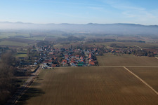 District Kleinsteinfeld in Niederotterbach in the state Rhineland-Palatinate, Germany viewn from the air