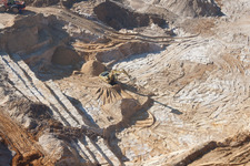 Riedseltz in the state Bas-Rhin, France seen from a drone