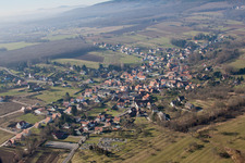 Drone recording of Lobsann in the state Bas-Rhin, France