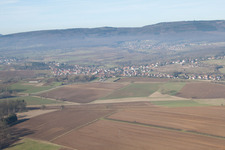 Drone image of Merkwiller-Pechelbronn in the state Bas-Rhin, France