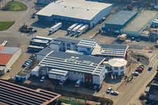 Aerial photograpy of REHA med Gesundheitspark GmbH - Department of Orthopaedics & Neurology in Herxheim bei Landau in the state Rhineland-Palatinate, Germany