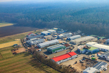 Aerial view of Fliehmann and Partner mbB in Herxheim bei Landau in the state Rhineland-Palatinate, Germany