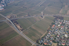 Landau in der Pfalz in the state Rhineland-Palatinate, Germany from a drone