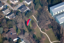 Aerial photograpy of Landau in der Pfalz in the state Rhineland-Palatinate, Germany