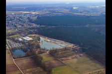 Dampfnudel, beach construction site in Rülzheim in the state Rhineland-Palatinate, Germany