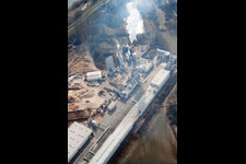 Nolte in Germersheim in the state Rhineland-Palatinate, Germany from above
