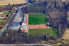 VFR sports fields Rheinsheim in the district Rheinsheim in Philippsburg in the state Baden-Wuerttemberg, Germany