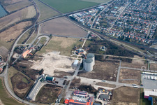 Aerial photograpy of Palace Eremitage Waghaeusel in Waghaeusel in the state Baden-Wurttemberg, Germany