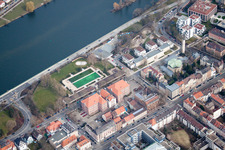 Water sports club HD-West in the district Bergheim in Heidelberg in the state Baden-Wuerttemberg, Germany