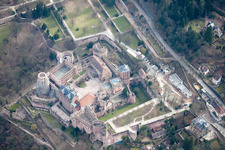 Castle Garden in the district Kernaltstadt in Heidelberg in the state Baden-Wuerttemberg, Germany