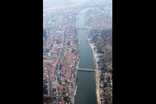 Old Town, Old Bridge over the Neckar in the district Kernaltstadt in Heidelberg in the state Baden-Wuerttemberg, Germany