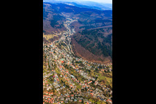 View from the south into the Steinbachtal in the district Ziegelhausen in Heidelberg in the state Baden-Wuerttemberg, Germany