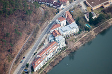 Aerial photograpy of District Ziegelhausen in Heidelberg in the state Baden-Wuerttemberg, Germany