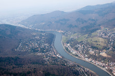 Aerial photograpy of District Schlierbach in Heidelberg in the state Baden-Wuerttemberg, Germany