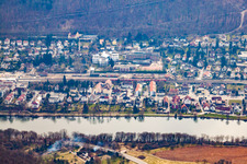 Güterbahnhofstr in Neckargemünd in the state Baden-Wuerttemberg, Germany