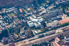 Neckargemünd in the state Baden-Wuerttemberg, Germany out of the air