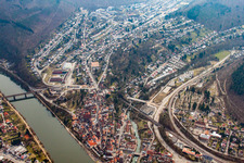 Old Town in Neckargemünd in the state Baden-Wuerttemberg, Germany