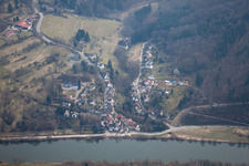 Town beyond the Neckar in the district Neuhof in Neckargemünd in the state Baden-Wuerttemberg, Germany