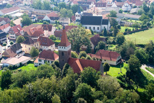 Protestant Church Minfeld in Minfeld in the state Rhineland-Palatinate, Germany