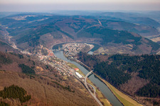 In the Neckar loop in the district Ersheim in Hirschhorn in the state Hesse, Germany