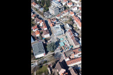 Town Hall building of the City Council at the market downtown in Eberbach in the state Baden-Wurttemberg