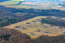 PV solar system on a conversion site in the district Obergimpern in Bad Rappenau in the state Baden-Wuerttemberg, Germany