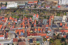 Wilhelmstraße in the old town in Eppingen in the state Baden-Wuerttemberg, Germany