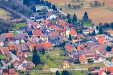 Waldensian Church in the district Großvillars in Oberderdingen in the state Baden-Wuerttemberg, Germany