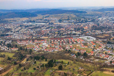 Copper slag heap in the district Gölshausen in Bretten in the state Baden-Wuerttemberg, Germany