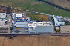 Oblique view of KLEIBERIT SE & Co. KG in Weingarten in the state Baden-Wuerttemberg, Germany