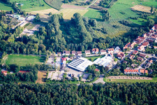Sports facilities on the Römerweg in Berg in the state Rhineland-Palatinate, Germany
