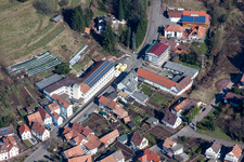 Plant site of the old schoe-factory in Schwanheim in the state Rhineland-Palatinate, Germany
