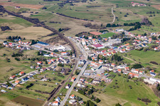 Town View of the streets and houses of the residential areas in Petit-Rederching in Grand Est, France