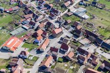 Church building in the village of in Petersbach in Grand Est, France