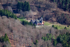 Aerial photograpy of Lohr in the state Bas-Rhin, France